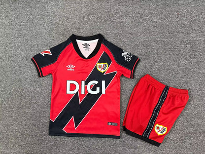 Rayo Vallecano 2025/2026 Kids Away Football Jersey