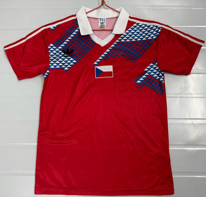 Slovakia 1990 Home Fan Version Football Jersey