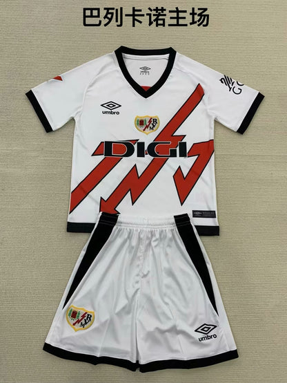 Rayo Vallecano 2024/2025 Kids Home Football Jersey