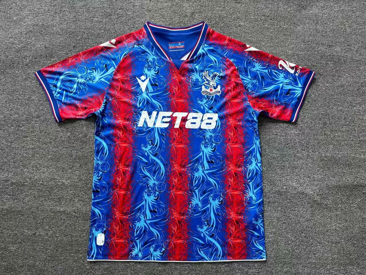 Crystal Palace 2024/2025 Home Fan Version Football Jersey