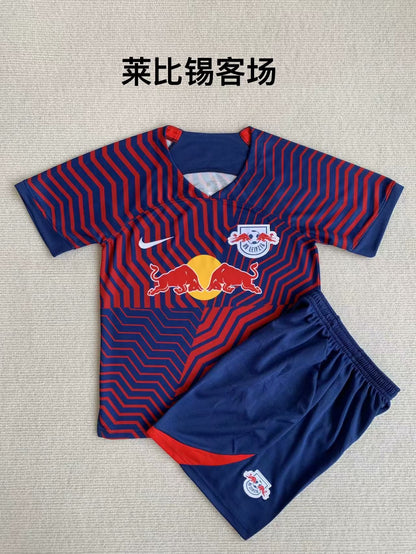 Leipzig 2023/2024 Kids Away Football Jersey