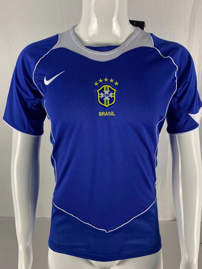Retro Brazil 2004/2005 Away Football Jersey