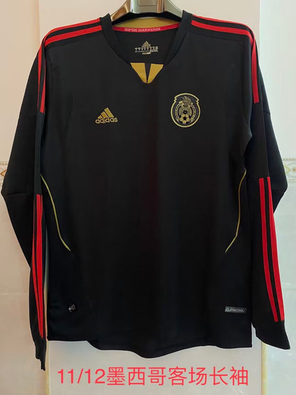 Retro Mexico 2011/2012 Away Long Sleeve Football Jersey