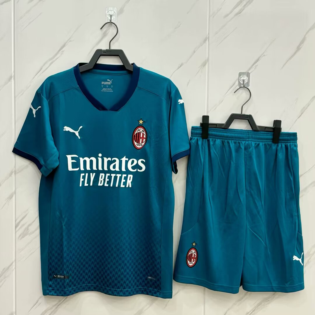 AC Milan 2021/2022 Away Fan Version Football Jersey
