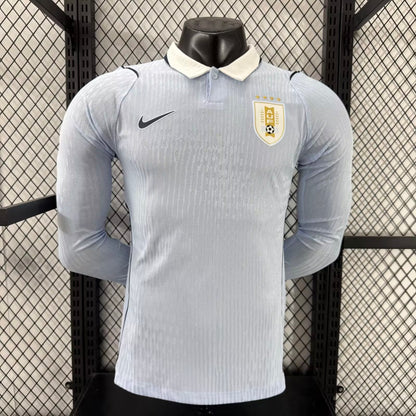 Uruguay 2026/2027 Home Long Sleeve Player Version Football Jersey