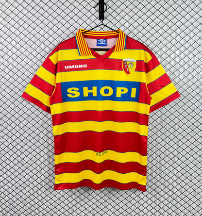 Retro RC Lens 1996/1997 Home Fan Version Football Jersey