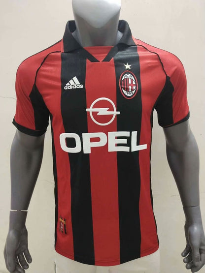 Retro AC Milan 1998/2000 Home Football Jersey