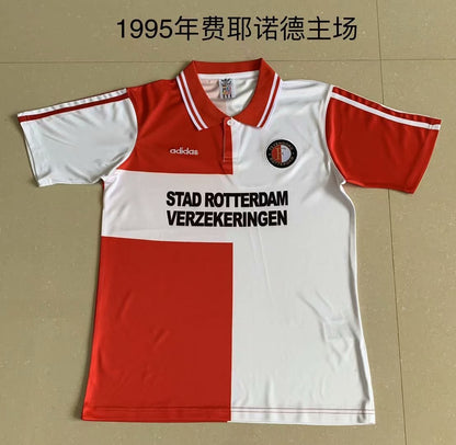 Retro Feyenoord Rotterdam 1995 Home Fan Version Football Jersey