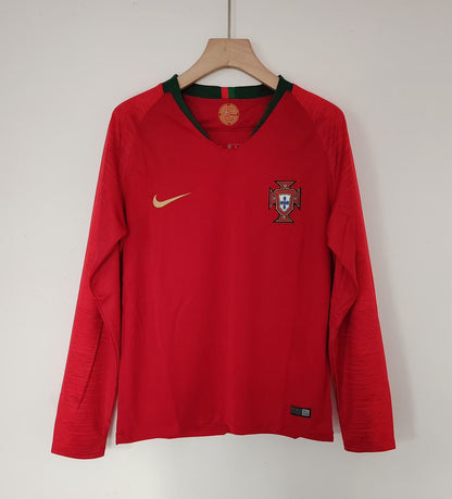 Retro Portugal 2018 Home Football Jersey