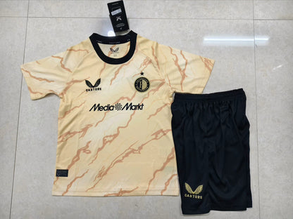 Feyenoord Rotterdam 2024/2025 Kids Away Football Jersey