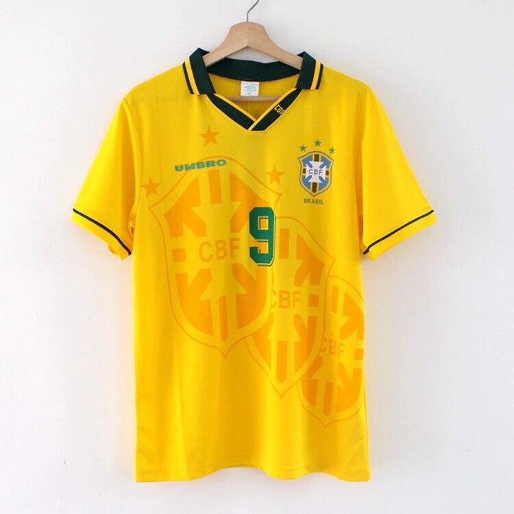 Retro Brazil 1994 Home Football Jersey