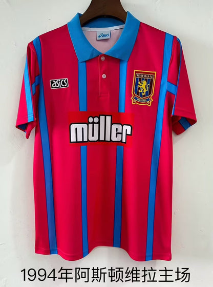 Retro Aston Villa 1994/1995 Home Football Jersey