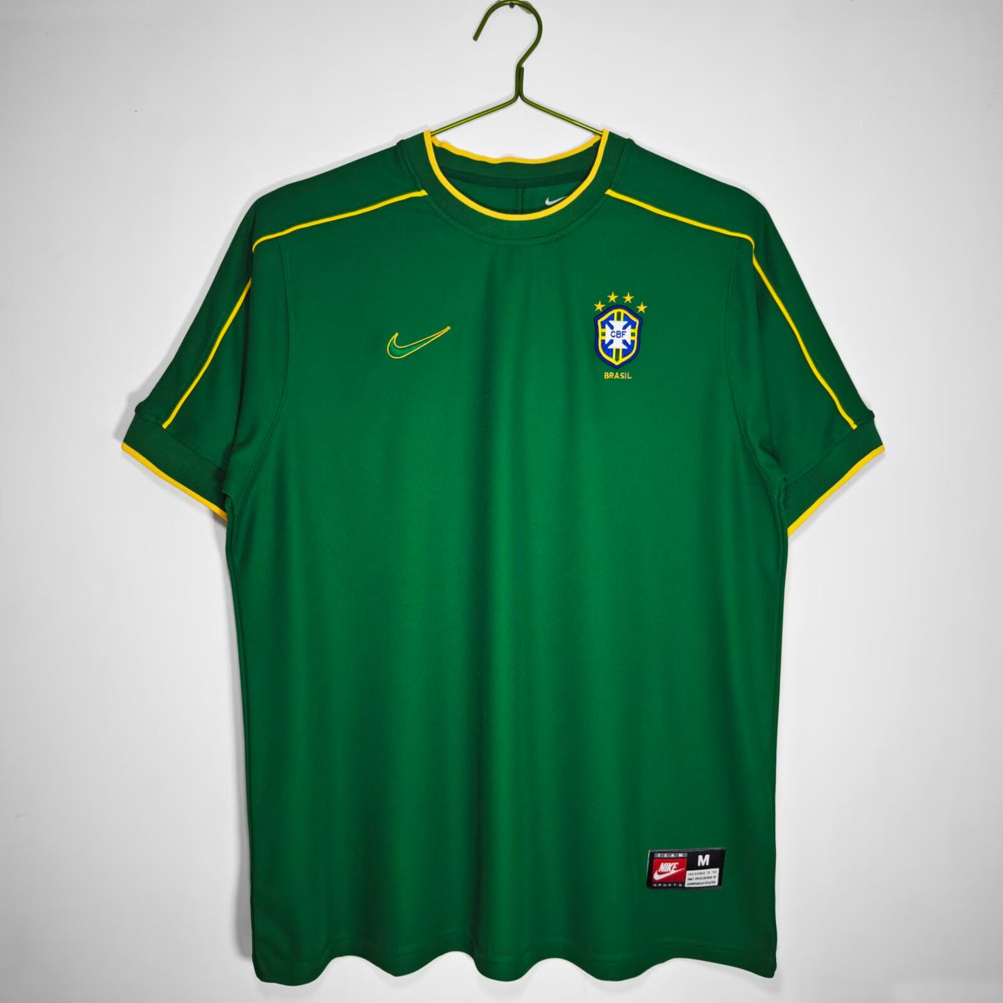 Retro Brazil 1998 Goalkeeper Football Jersey