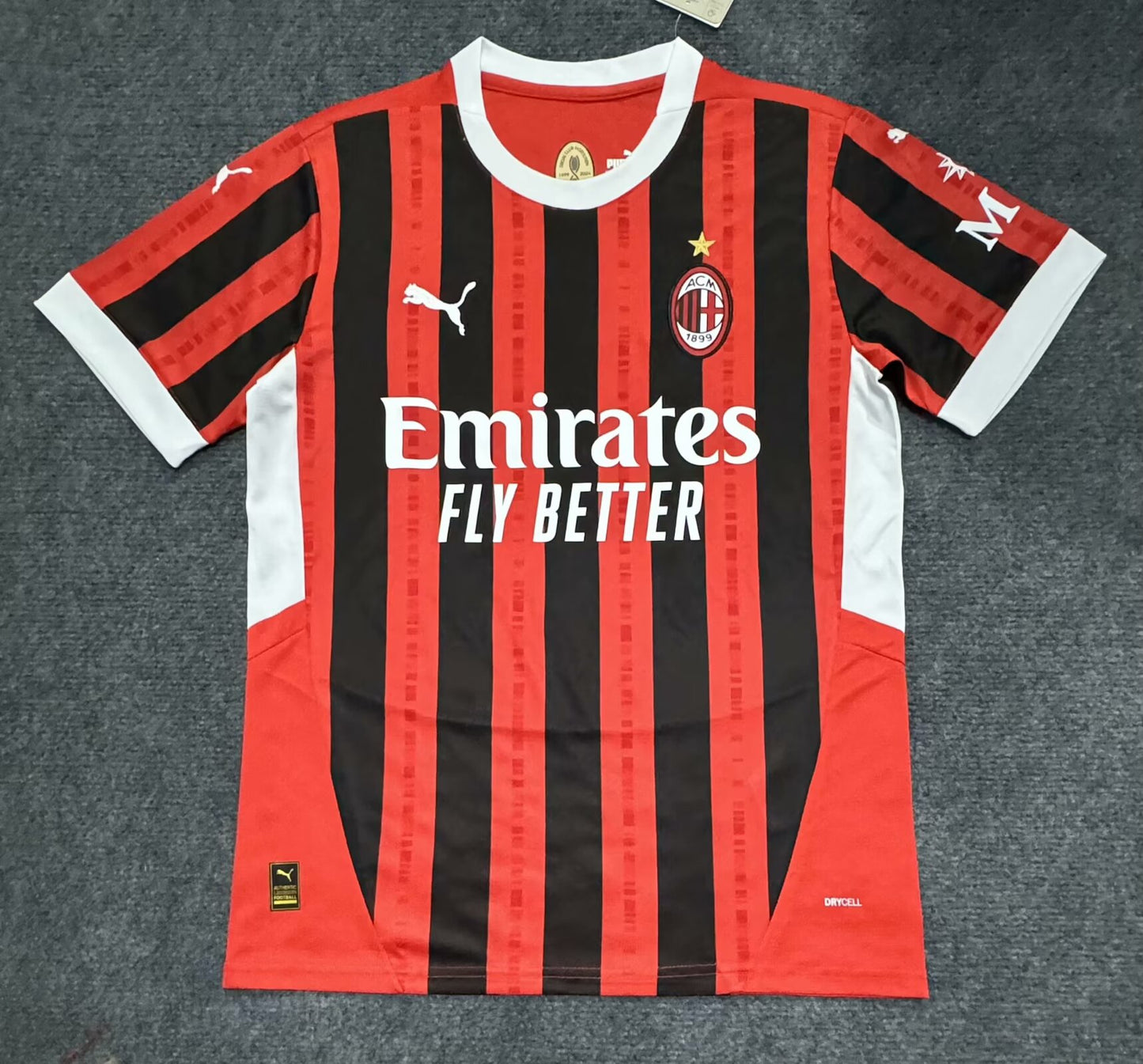 AC Milan 2024/2025 Home Fan Version Football Jersey