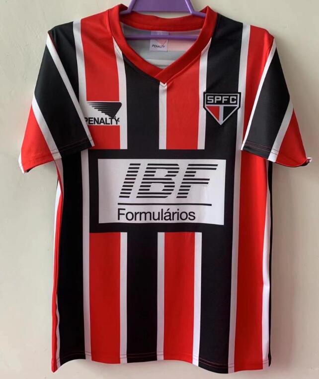 Retro Sao Paulo 1991 Away Football Jersey