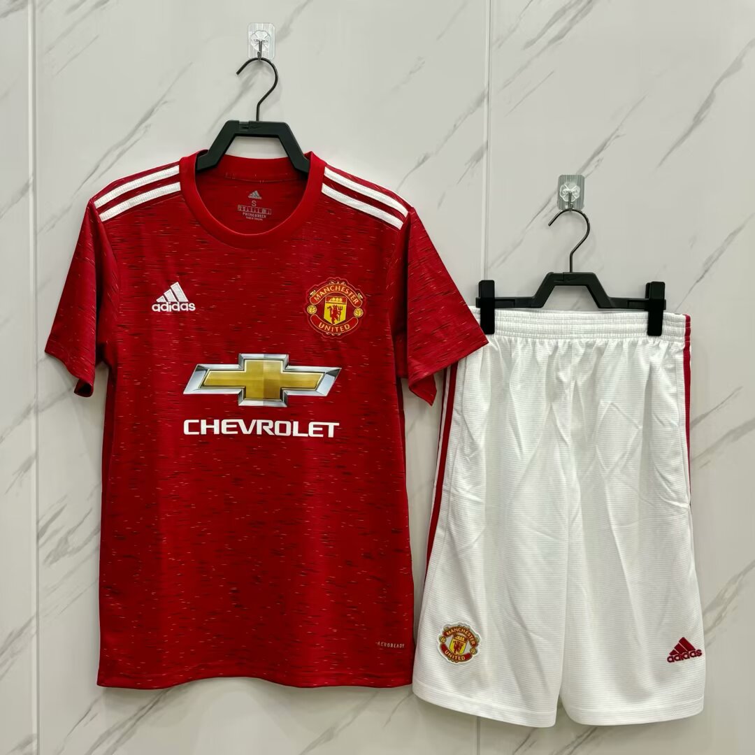 Retro Manchester United 2020/2021 Home Fan Version Football Jersey