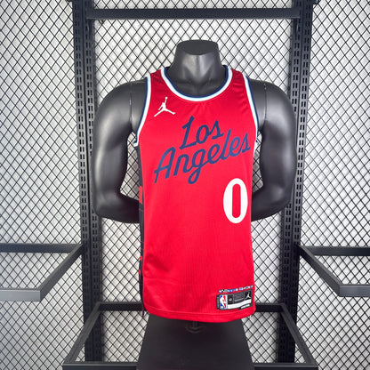 Los Angeles Clippers Red #0 WESTBROOK NBA Season Jerseys 2025