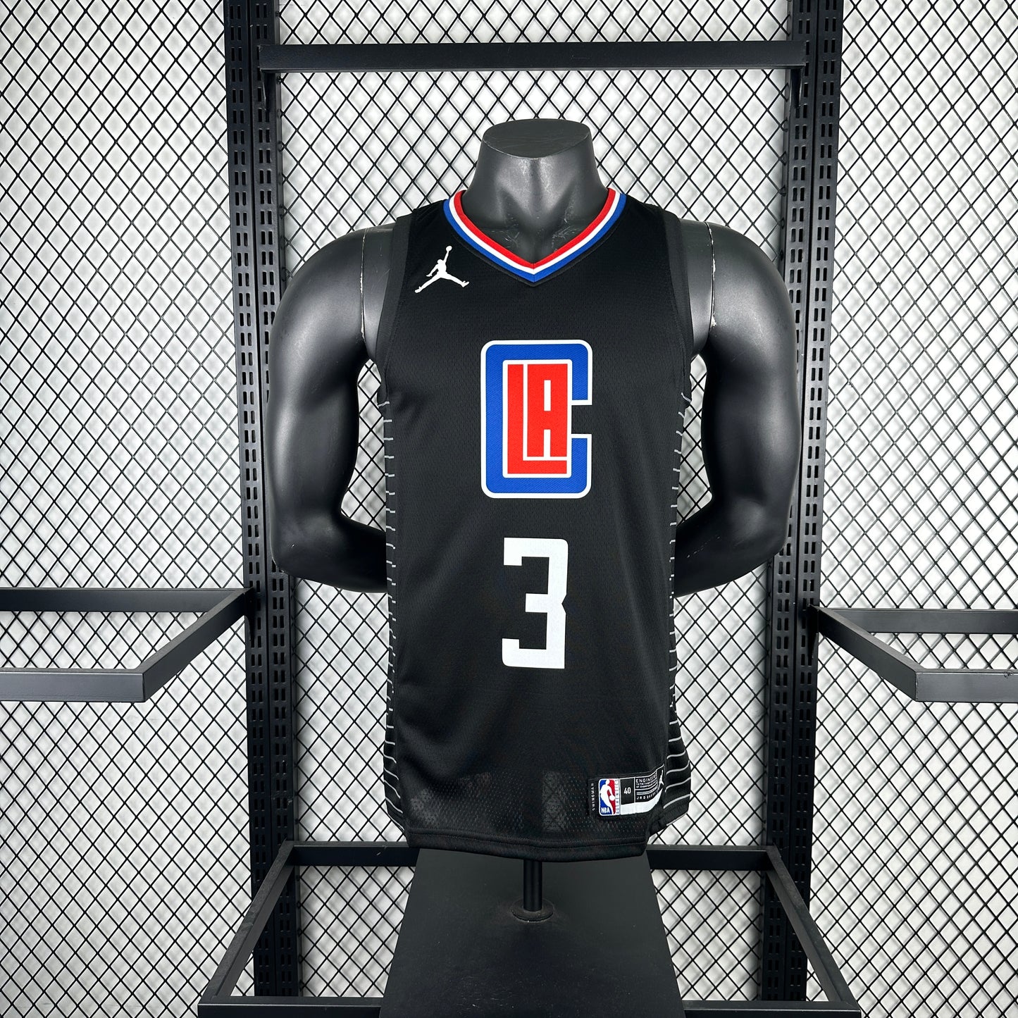 Los Angeles Clippers Black #3 PAUL NBA Season Jerseys