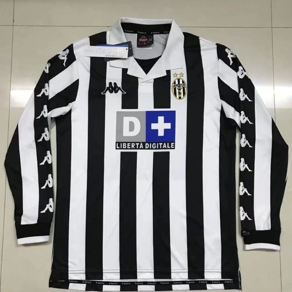 Retro Juventus 1999/2000 Home Long Sleeve Football Jersey