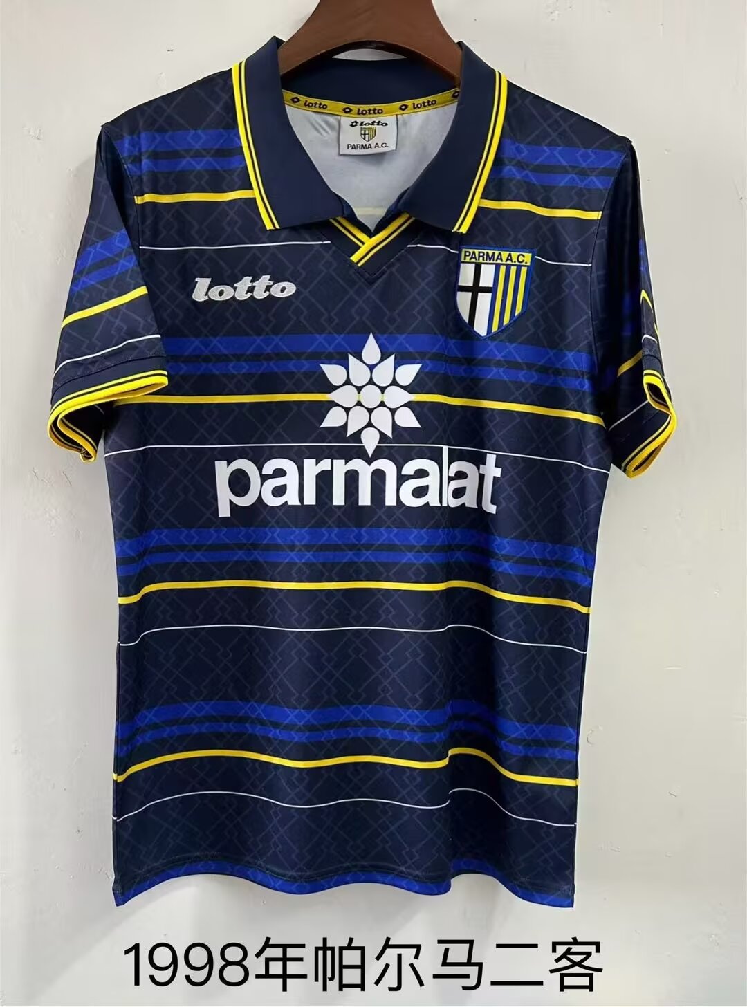 Retro Parma 1998/1999 Away Football Jersey