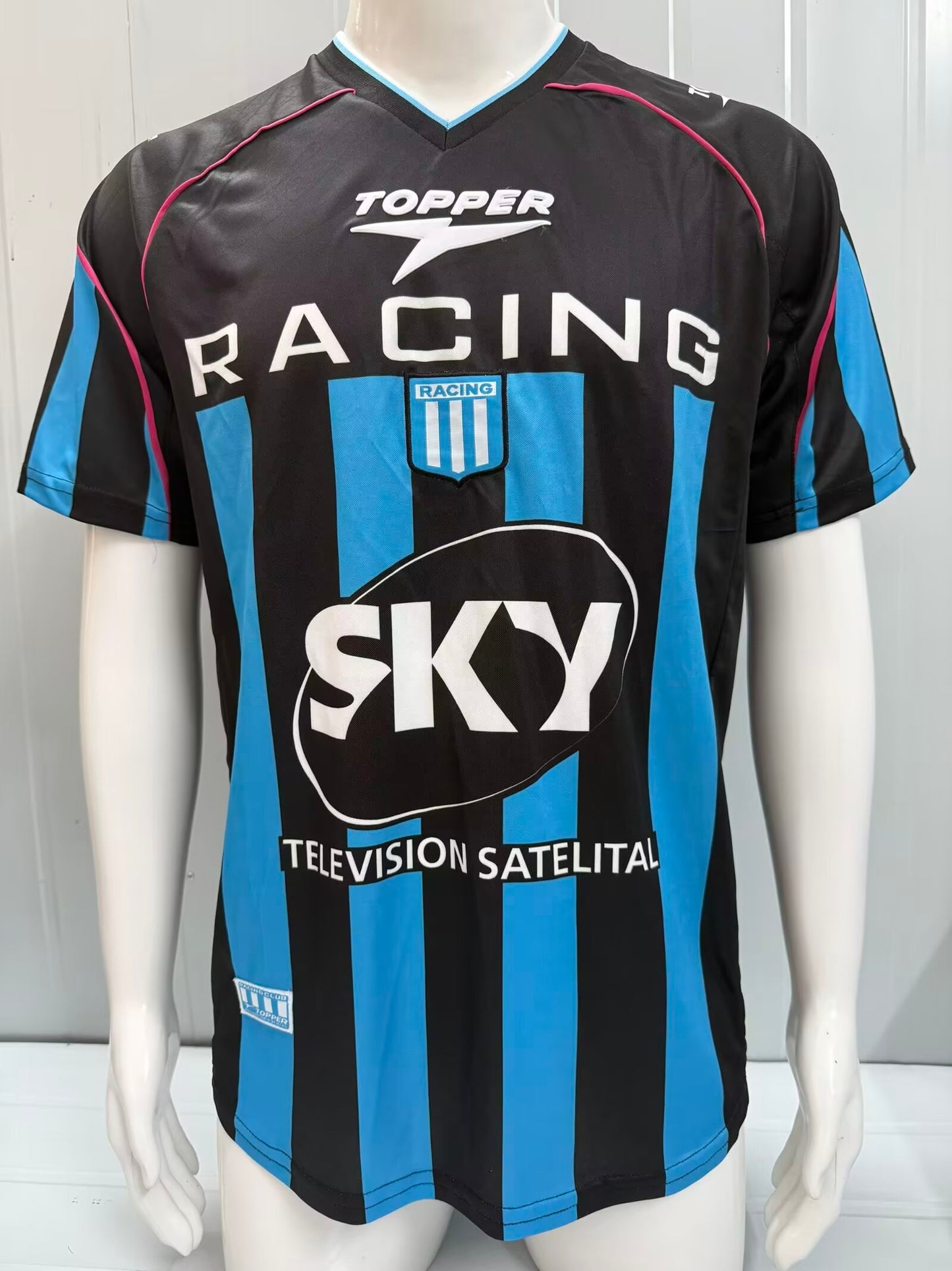 Retro Racing Club 2001/2002 Away Fan Version Football Jersey