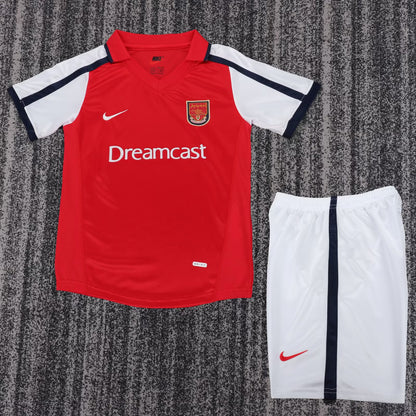 Retro Arsenal 2001/2002 Kids Home Football Jersey