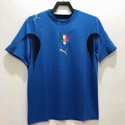 Retro Italy World Cup 2006 Home Football Jersey