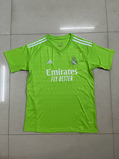 Real Madrid 2023/2024 Goalkeeper Fan Version Football Jersey