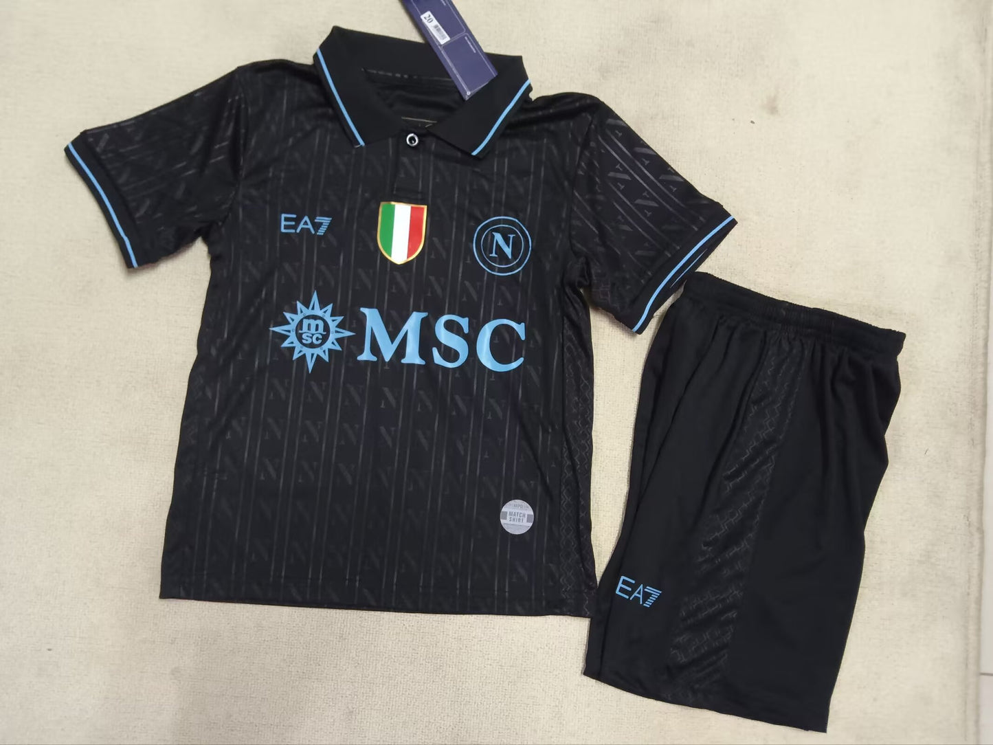 Napoli 2025/2026 Kids Third Away Fan Version Football Jersey