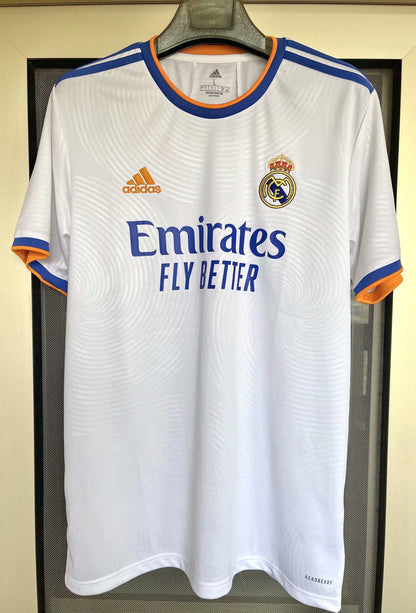 Real Madrid 2021/2022 Home Fan Version Football Jersey