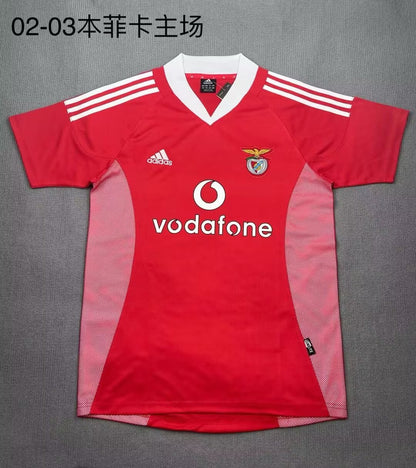 Retro Benfica 2002/2003 Home Fan Version Football Jersey