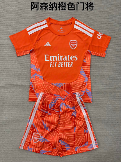 Arsenal 2026/2027 Kids Goalkeeper Fan Version Football Jersey