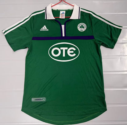 Retro Panathinaikos 2000/2001 Home Football Jersey