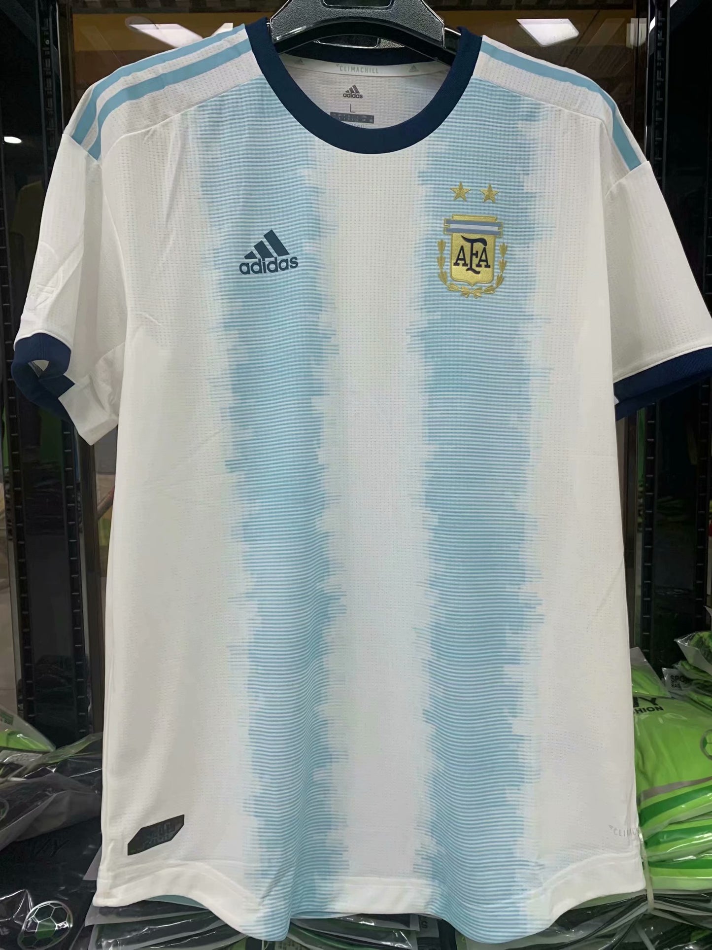 Argentina 2019 Home Fan Version Football Jersey