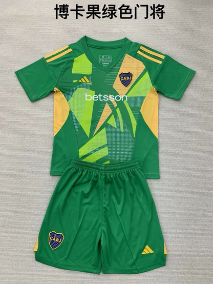 Boca 2024/2025 Kids Goalkeeper Football Jersey