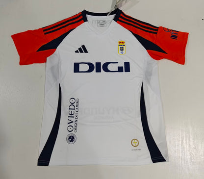Real Oviedo 2024/2025 Away Fan Version Football Jersey