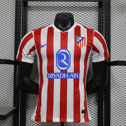 Atlético de Madrid 2025/2026 Home Player Version Football Jersey