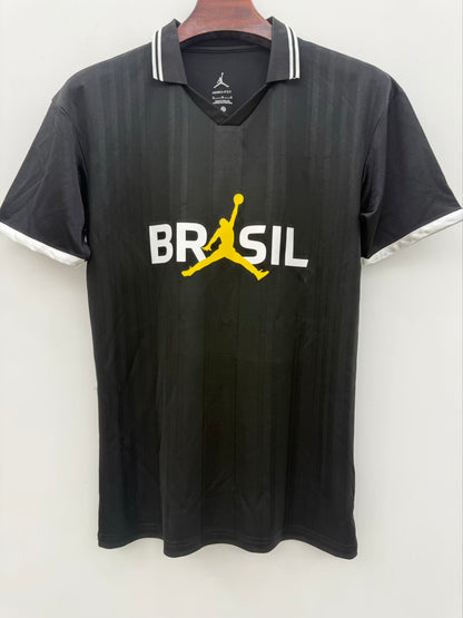 Brazil POLO T-shirt Black Jersey 2026-2027