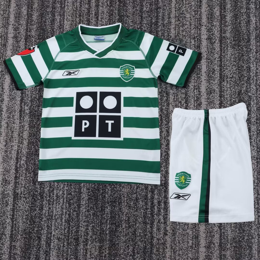 Retro Lisbon 2003/2004 Kids Home Football Jersey