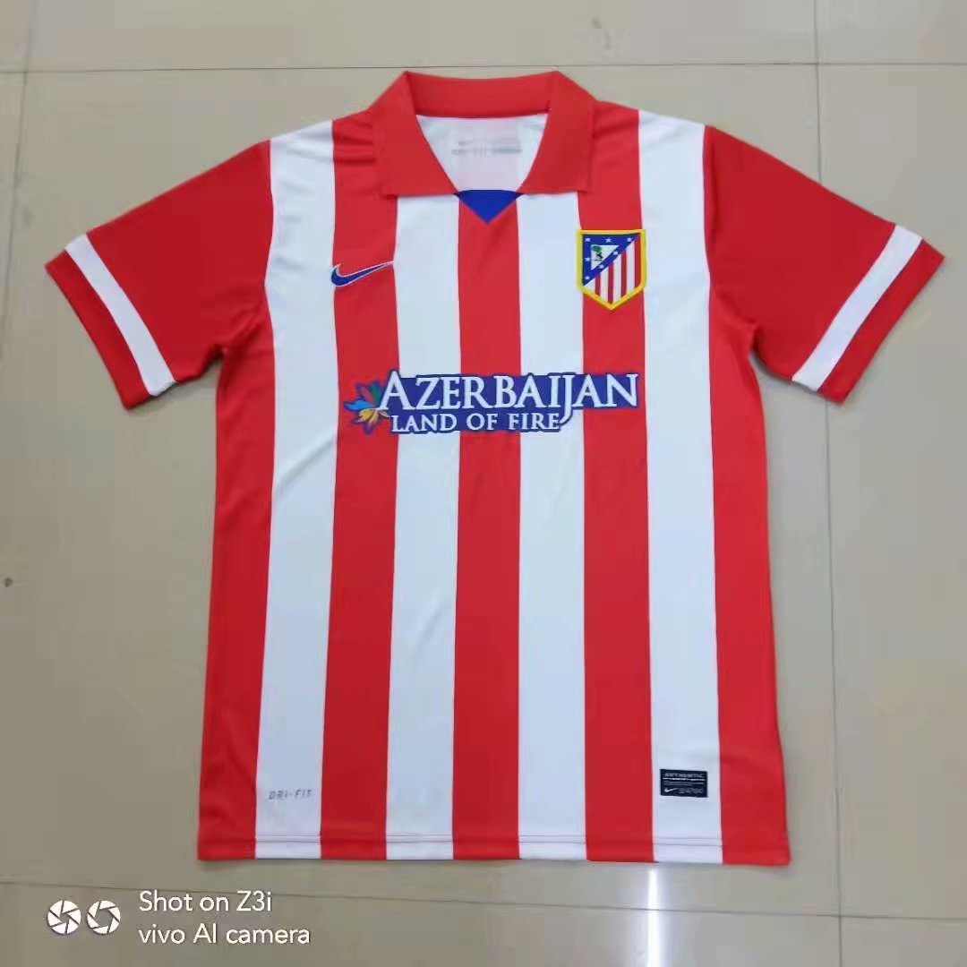 Retro Atlético de Madrid 2013/2014 Home Football Jersey