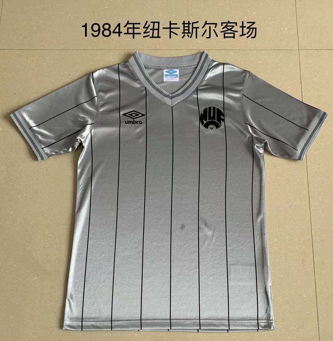 Retro Newcastle United 1984 Away Fan Version Football Jersey