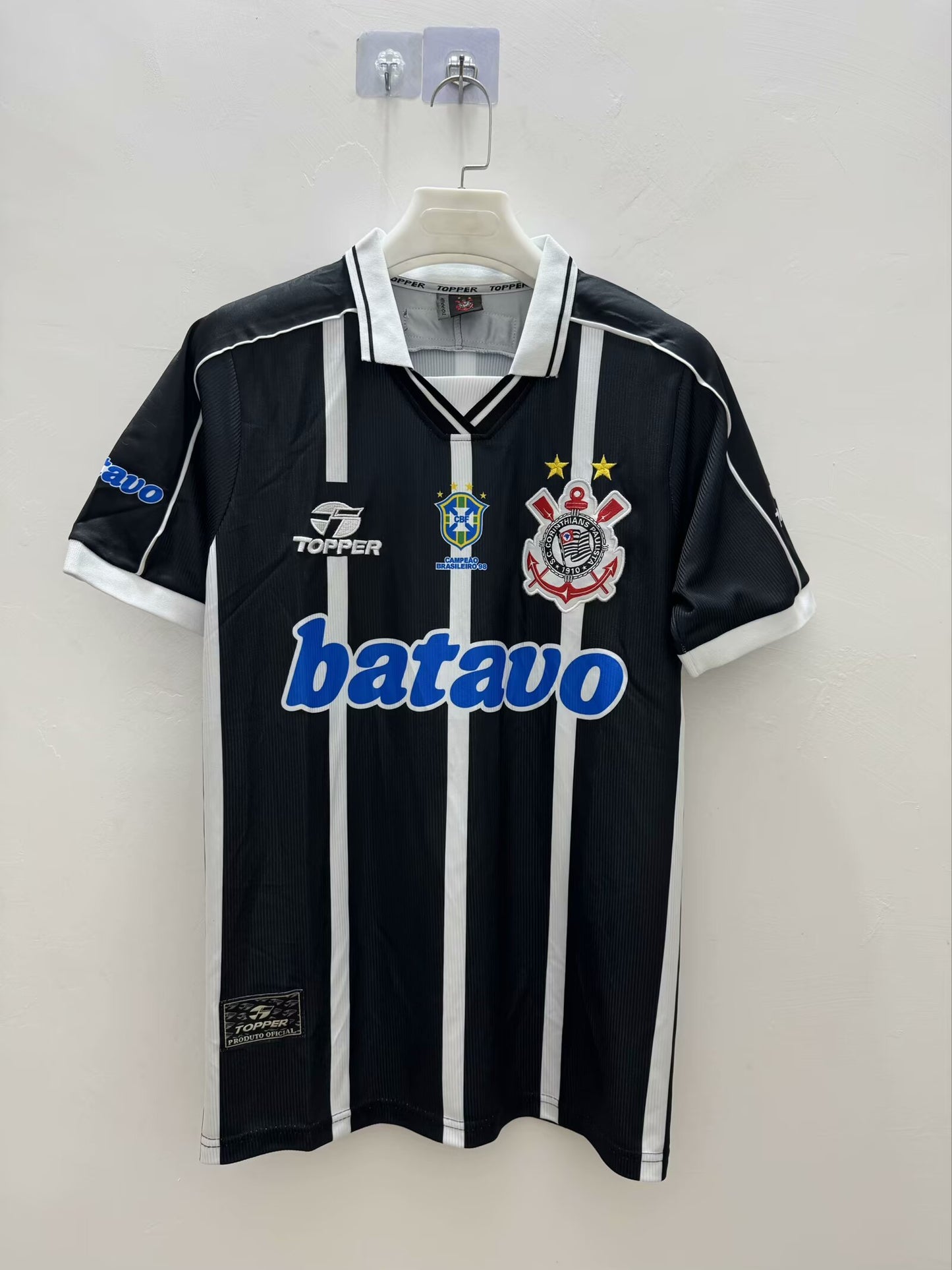 Retro Corinthians 1999 Away Fan Version Football Jersey