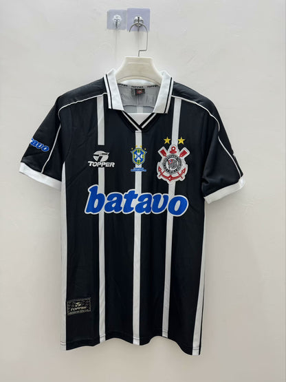 Retro Corinthians 1999 Away Fan Version Football Jersey