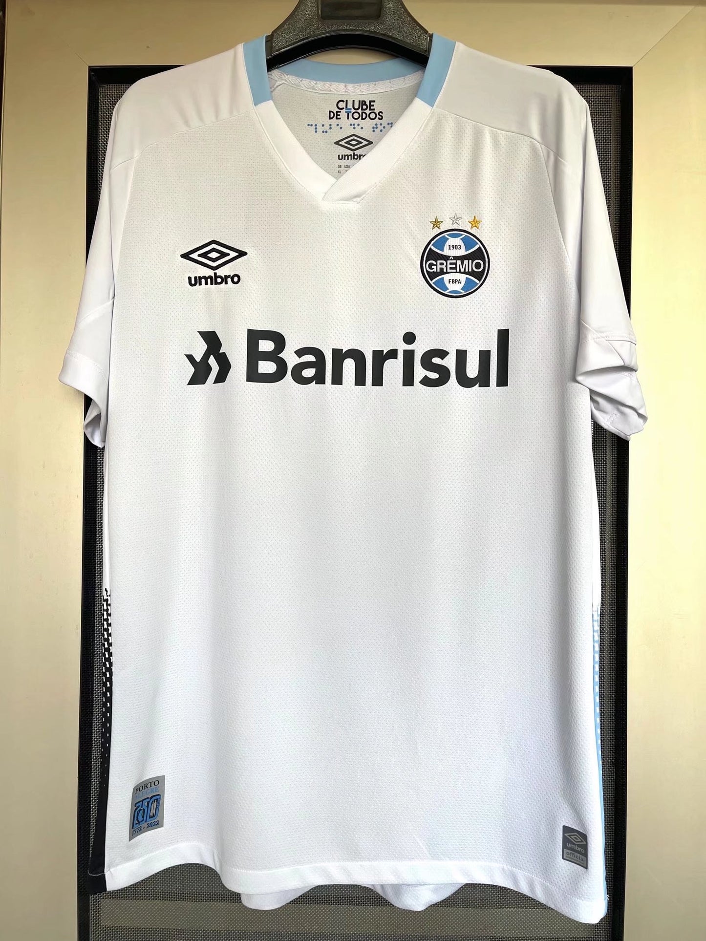 Grêmio 2022/2023 Away Fan Version Football Jersey