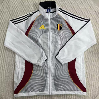Belgium Windbreaker White Red Jersey 2026-2027