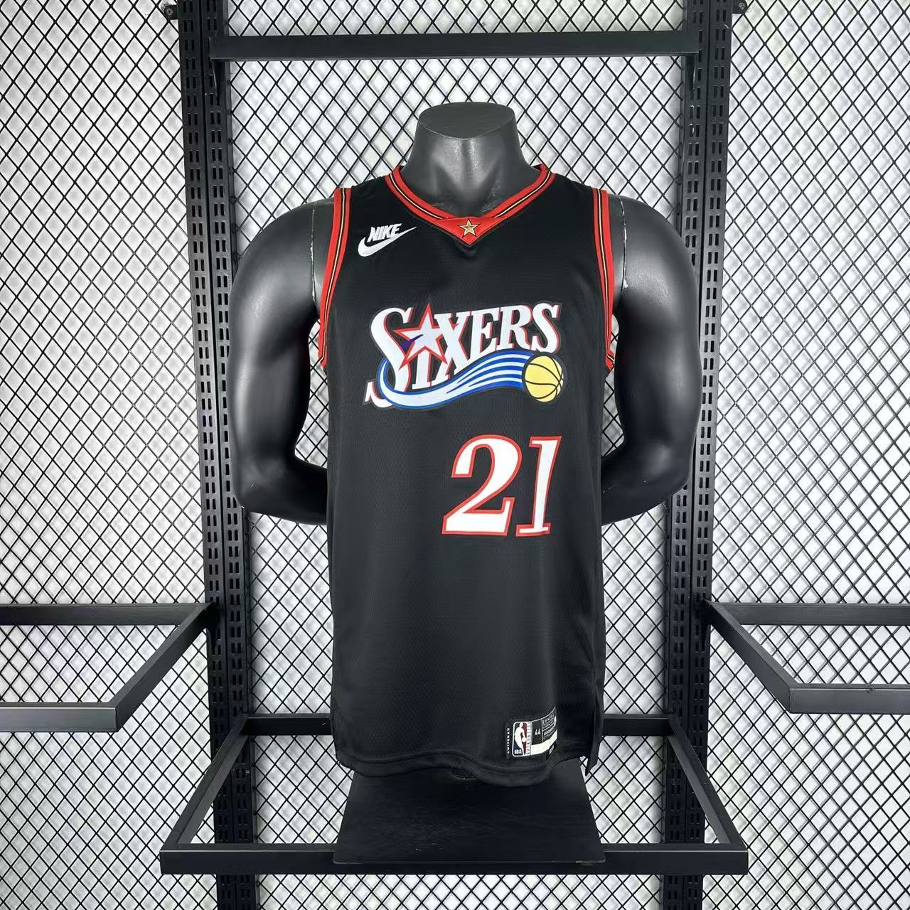 Philadelphia 76ers Retro Black #21 EMBIID NBA Season Jerseys 2026