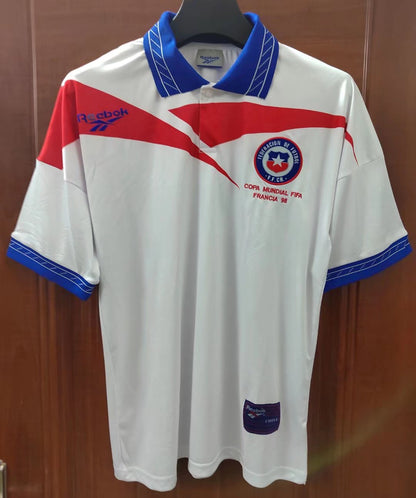 Retro Chile 1998 Away Fan Version Football Jersey