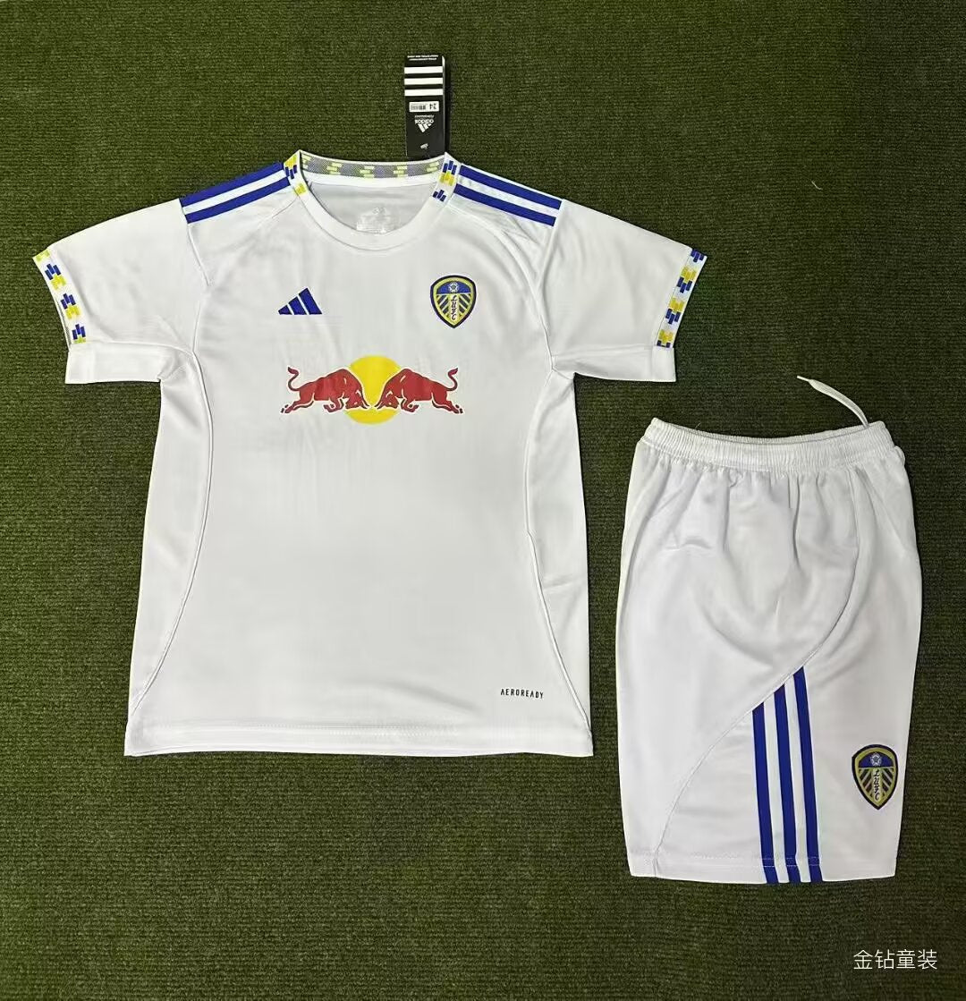 Leeds United 2025/2026 Kids Home Football Jersey