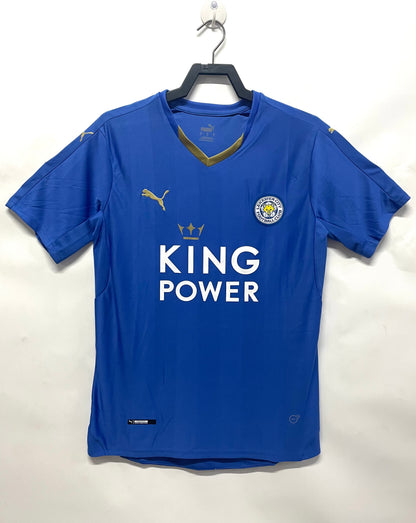 Retro Leicester 2015/2016 Home Fan Version Football Jersey