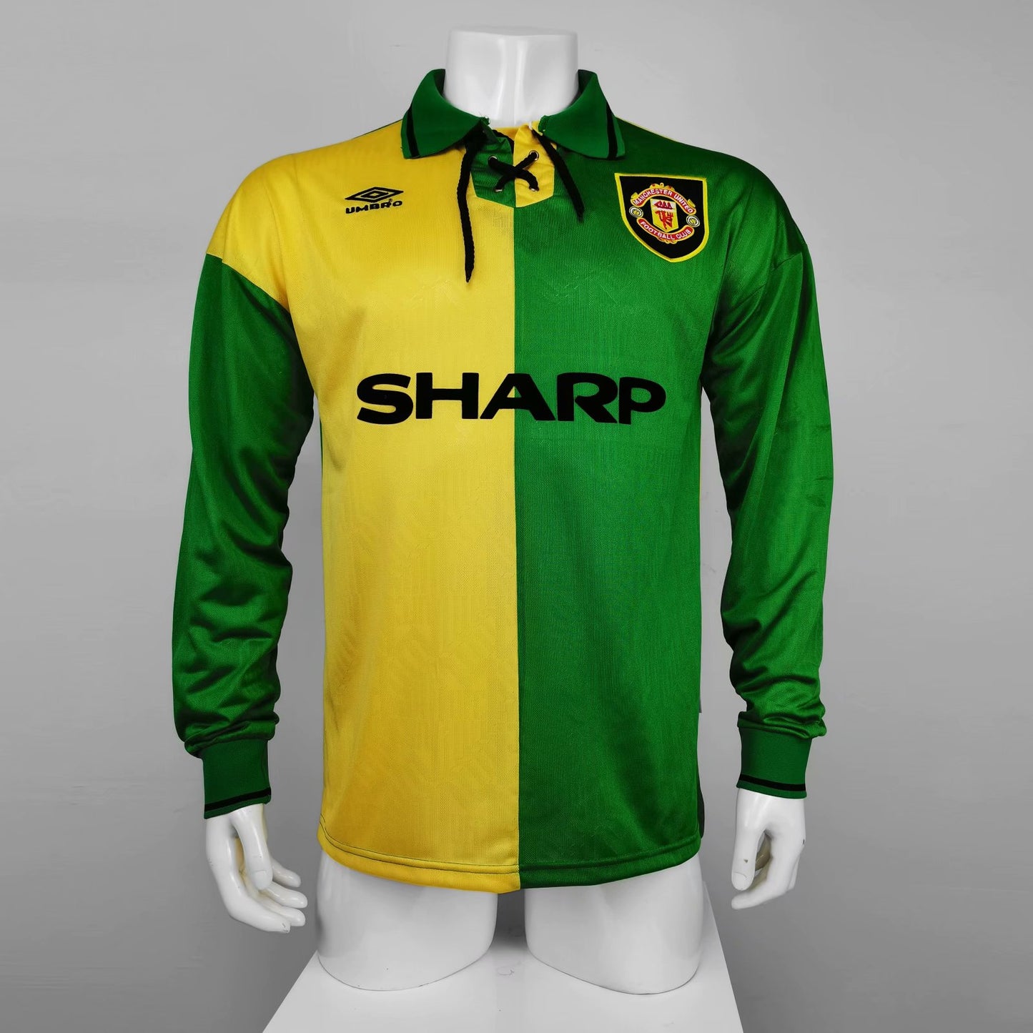 Retro Manchester united 1992 Long Sleeve Football Jersey